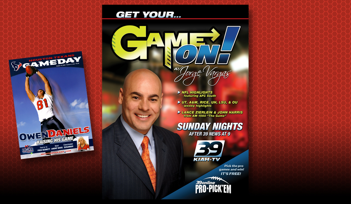 Television Show Advertisement in NFL Team Program