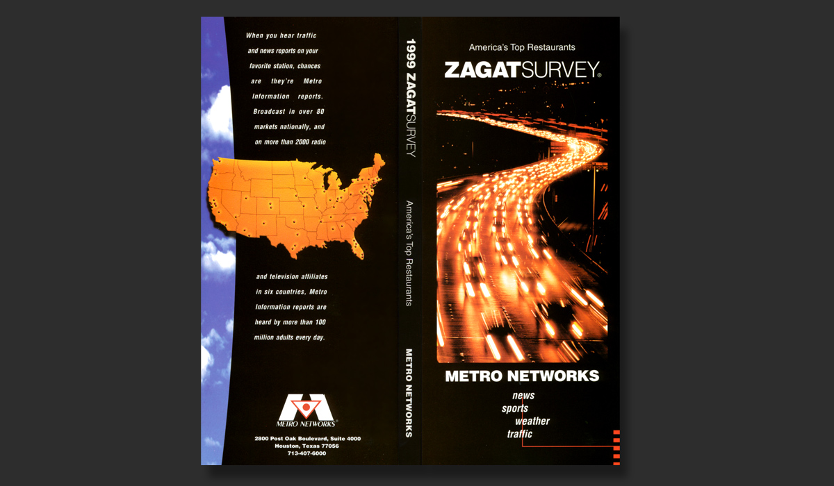 Zagat Restaurant Guide Cover Design